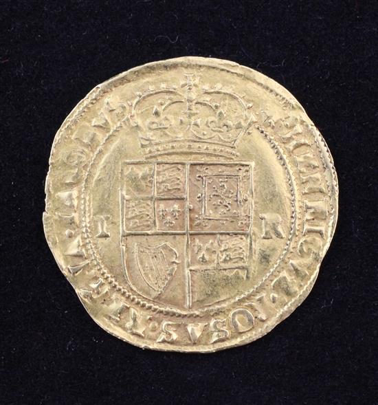 A James I gold Double Crown, 1612-13,